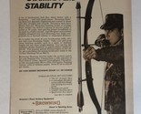 1967 Browning Bowhunters Vintage Print Ad Advertisement pa13 - $5.93