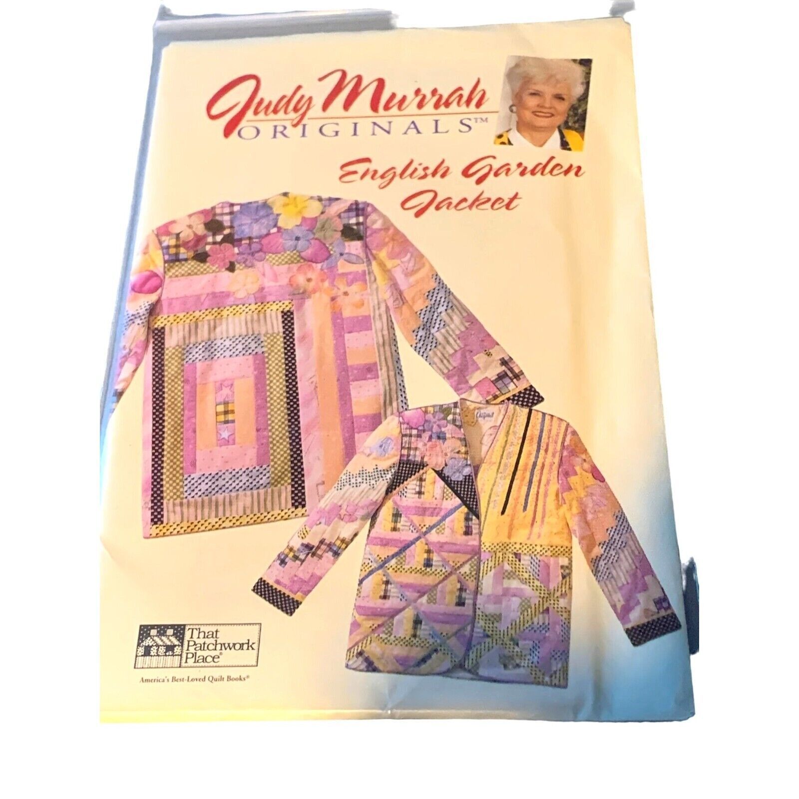Judy Murrah Originals English Garden Jacket Quilt Sewing Pattern - $12.60