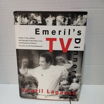 SIGNED Emeril&#39;s TV Dinners Book Emeril Lagasse 1st ED. Recipes Food Network HCDJ - £7.44 GBP