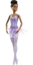 Barbie Ballerina Doll in Purple Removable Tutu with Black Hair in Top Kn... - £10.95 GBP