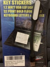 Flexible USB LED Light Lamp For Computer Keyboard Reading Notebook PC La... - $8.79