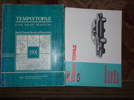1991 Ford Tempo &amp; Mercury Topaz Service Repair Workshop Shop Manual Set W Evtm - £8.89 GBP