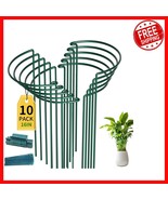 Green Interlinked Plant Support Stakes for Bushy Plants - 10 Pack, 10&quot; x... - $699.08 MXN