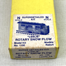 Vintage Dimi Trains N Scale Leslie Rotary Snow Plow Model Kit #1100 Ca Usa - £19.06 GBP