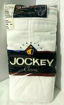 Size 38 Jockey Vtg 3 Pack Classic Men's Brief Tighty Whitey Inverted Y F... - $40.88