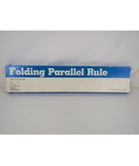 C-THRU RULER COMPANY FOLDING PARALLEL RULE 1500-12 INCHES WITH ORIGINAL BOX - $20.39