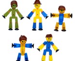 Stikbot Special Family Pack, Set Of 5 Mixed Color Stikbots Collectable A... - $37.99