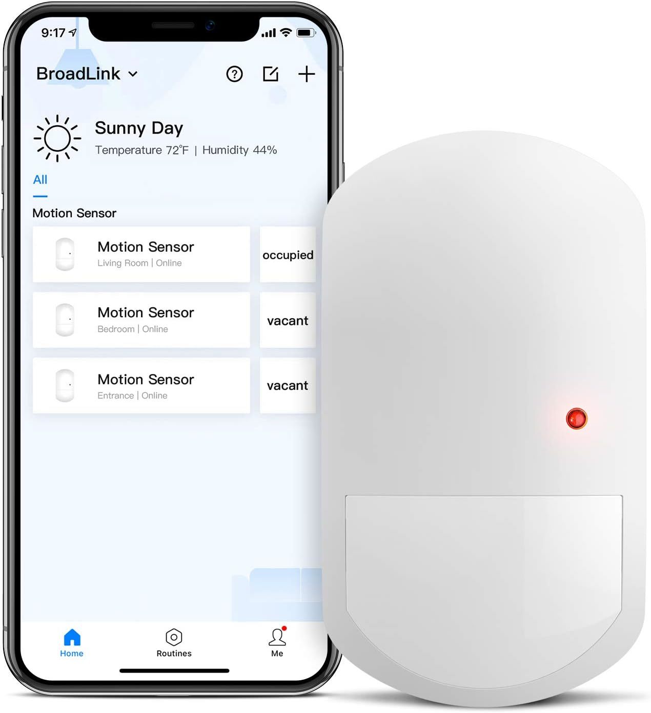 Broadlink Smart Motion Sensor, Pir For Home Automation, Works, Requires ... - $27.87