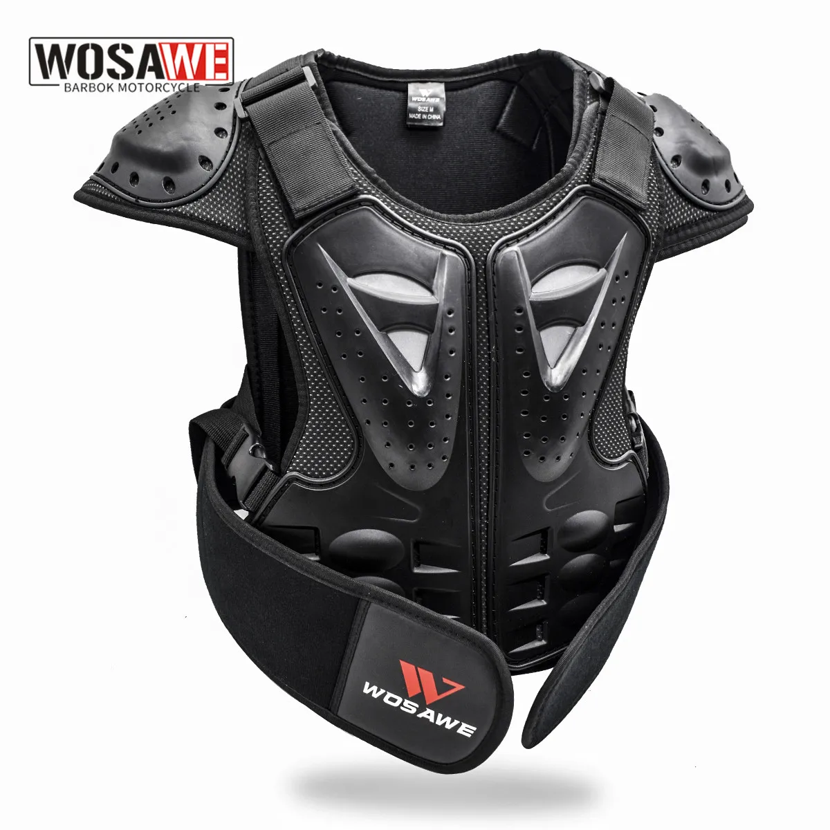 WOSAWE MTB Motorcycle Body Armor 3-10 Children Kids&#39; Sports Jacket Gear Bicycle - £35.27 GBP+