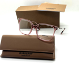Burberry Eyeglasses B 2376 4069 TRANSPARENT ROSE  FRAME 54-16-140MM NIB ... - $126.07
