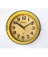 Vintage Maritime Seiko wall clock Nautical Retro Industrial ship clock Y... - £108.17 GBP
