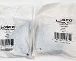 Lasco Fittings 3/4&quot; Dia. Insert PVC 90° Degree Gray Plastic Water Pipe L... - £6.39 GBP