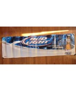 LARGE BUDWEISER BUD LIGHT BANNER SIGN FRESH SMOOTH REAL IT&#39;S ALL HERE 82... - $946.54 MXN