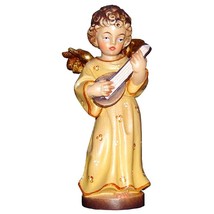 Guardian Angel with Guitar wooden figurine ornament decoration, Religious Gifts - £12.87 GBP+