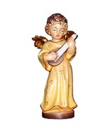 Guardian Angel with Guitar wooden figurine ornament decoration, Religiou... - $22.07 CAD+