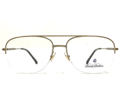 Brooks Brothers Eyeglasses Frames BB1041 1668 Matte Gold Half Rim 57-16-145 - £73.48 GBP