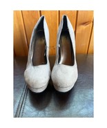 Unbranded Taupe Heels Platform Pumps Stiletto Career Party Shoes - $380.15 MXN