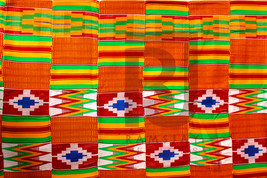Kente Handwoven Cloth Ashanti Kente Asante Fabric Ghana African Art 6 yards - £247.13 GBP