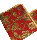 Ralph Lauren Chaps Annabelle Red Floral 1 Standard Pillow Sham EUC - £10.43 GBP