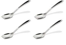 All-Clad Cook &amp; Serve Stainless Steel Solid Spoon, 10 inch, Silver 4 Pack - $63.74
