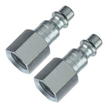 Tru-Flate 12-224R Plug 1/4&quot; I/M Design x 1/4&quot; MNPT Red Bulk - (Pack of 10) - $37.55 CAD