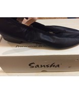 SANSHA PRIMA TE2co Ballet - Black 9M - Leather Teaching  Shoe - New in box - $378.99 MXN