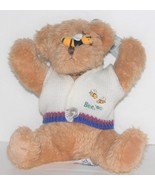 Buzz Bear by Russ Honey Lane 1999 With White Sweater and Bee On Nose 8&quot; Tan - £5.85 GBP