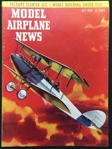 Model Airplane News Magazine July 1958 - £9.60 GBP