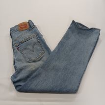 Levi's Ribcage Straight Women's Blue Cotton Blend Button Fly Jeans Size (26×26) image 2