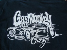 Gas Monkey Custom Hot Rod Garage Dallas Texas TX Automobile Fan T Shirt L - £15.47 GBP