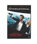 "THE INTERNATIONAL" Widescreen, Dolby, BONUS DVD w/Special features. NEW - MINT - $4.00