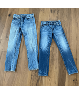 2 Pair Men’s Straight Leg American Eagle Jeans 1 NWT $50 28 - $36.00