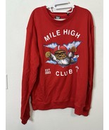 Hustle Gang Mike High Club Red Teddy Bear Pullover Sweater Size 2XL - $54.69 CAD