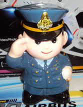 Men Royal Thai Air Force Soldier Piggy Bank is made of plaster - $15.74
