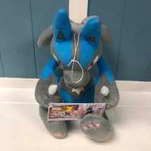 Banpresto Pokemon 12” Lucario Tsurettete dekkai stuffed animal - $47.97