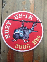 HUEY UH-1H 3000 HRs ROYAL THAI AIR FORCE PATCH Velcro Back - $9.90