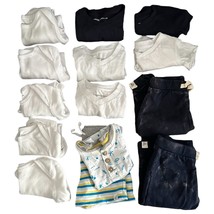BURT&#39;S BEES Baby Boy Infant Lot - 14 Gently Used Clothes - Newborn &amp; 3-6 Months - £46.47 GBP