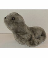 Vintage 1976 R Dakin &amp; Co Gray SEAL 6&quot; Plush Toy Animal Rare HTF - $660.14 MXN