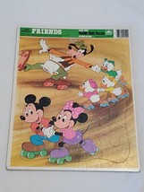 VINTAGE 1983 Golden Disney Friends Frame Tray Puzzle Mickey Minnie Mouse... - £11.70 GBP