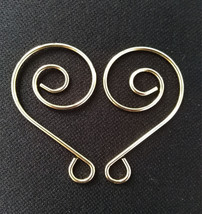 10PCS/LOT Gold Decorative Christmas Wedding Tree Spiral Ornament Hooks Hangers - £4.41 GBP