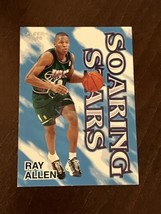 Ray Allen 1997-98 Fleer SOARING STARS #2 Milwaukee Bucks Insert $2.88 B3G1 - $2.88