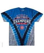 New CHICAGO CUBS WORLD SERIES CHAMPIONSHIP CHAMPIONS T SHIRT MAJESTIC - £21.35 GBP+