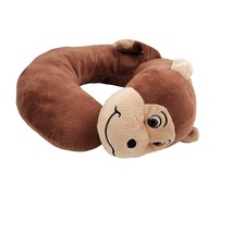 Northpoint Kids Monkey Neck Pillow Travel Head Rest Plush Stuffed Animal - £11.84 GBP