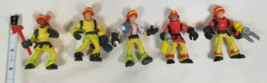 Set of 5 Playskool Adventure Heroes Firefighters Ax, Hoses, Jaws of Life... - £9.06 GBP