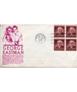 Stamps -U. S. Postage First Day of Issue George Eastman 1954 - £6.30 GBP
