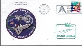 U S Stamps  - U. S. First Day of Issue - Space Shuttle STS-93/Columbia 1999 - $6.95