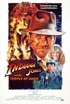 1984 Indiana Jones And The Temple Of Doom Movie Poster Print Harrison Ford  - £6.03 GBP