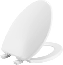 The Elongated, White, Slow-Closing Bemis 7300Slec 000 Toilet Seat Can Be... - £30.82 GBP