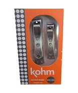 Kohm WHS-500 Heavy Duty Curved Blade Finger/Toe Nail Clipper Set NIP - $21.00