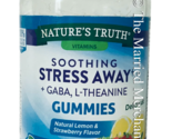 Nature&#39;s Truth Stress Support Gummies GABA L-Theanine 48 each 8/2024 FRE... - £7.98 GBP